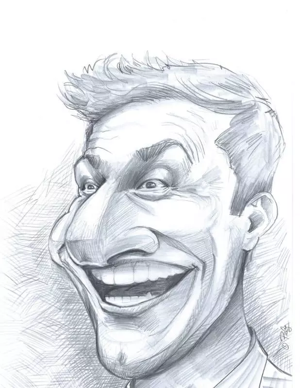 Andy Samberg Karikatur
