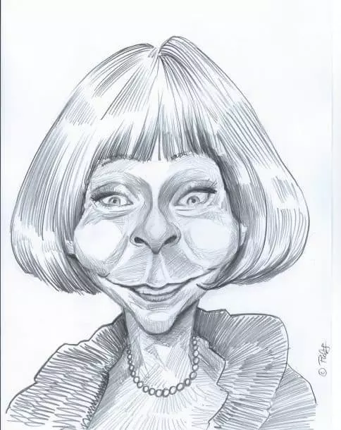 Dolores Schmiedinger Karikatur