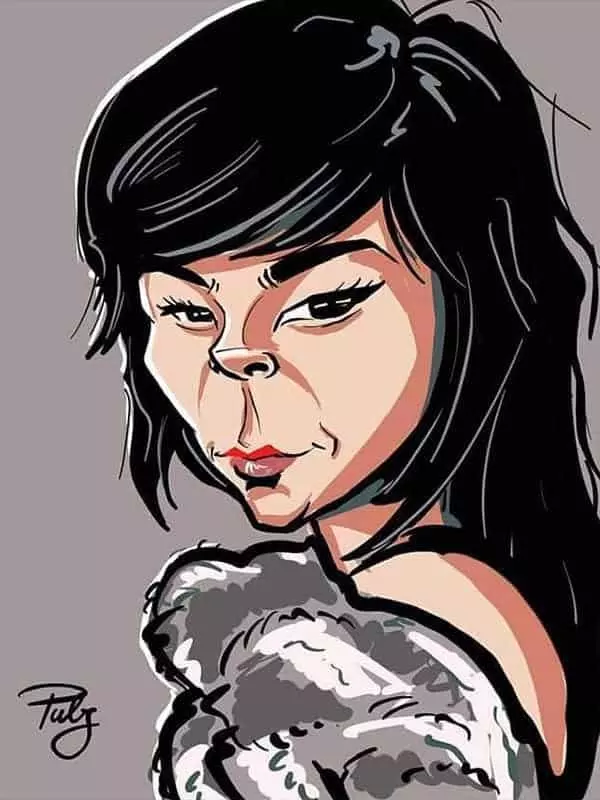 Björk Karikatur