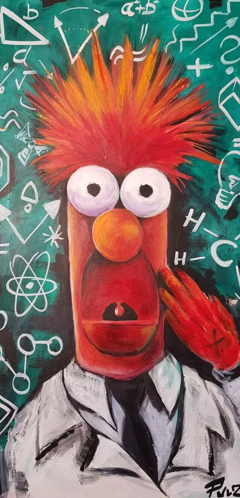 acrylbild professor