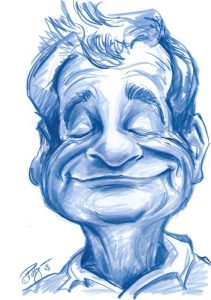Walter Matthau Karikatur