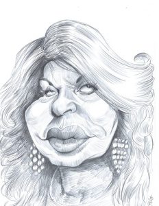 Jeannine Schiller Karikatur
