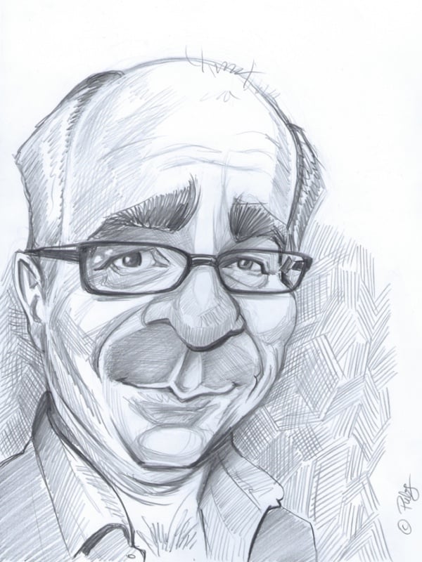 Michael Niavarani Karikatur