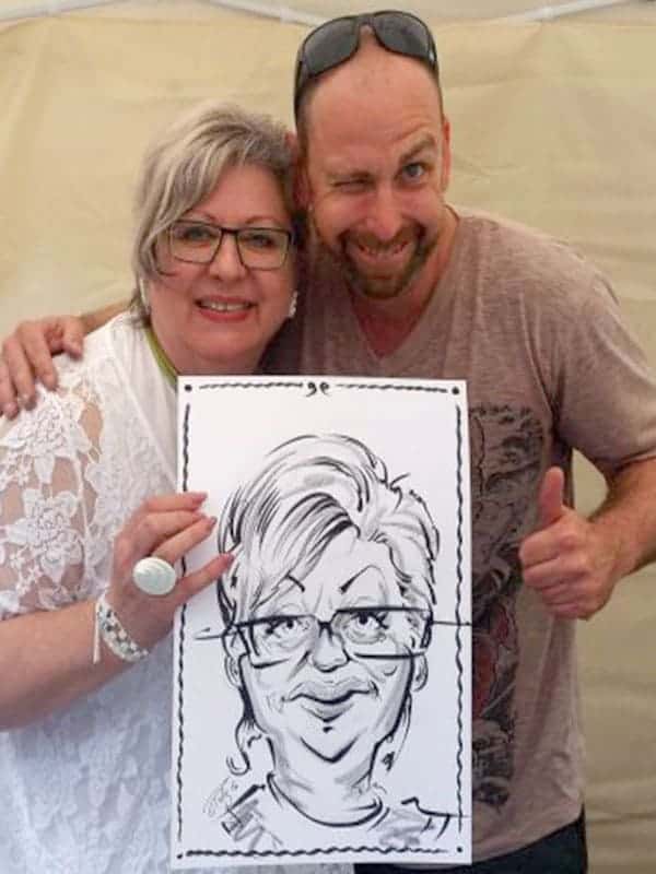 Karikaturen zum 50 Geburtstag einer Frau