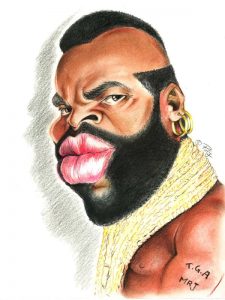 Mr. T Karikatur